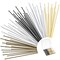500 PCS Flat Head Pins for Jewelry Making 2 Inch Straight Head Pins Metal End Headpins DIY Head Pin Findings with Plastic Box for Craft Earring Bracelet Necklace Pendant Supplies (Mixed Colored)